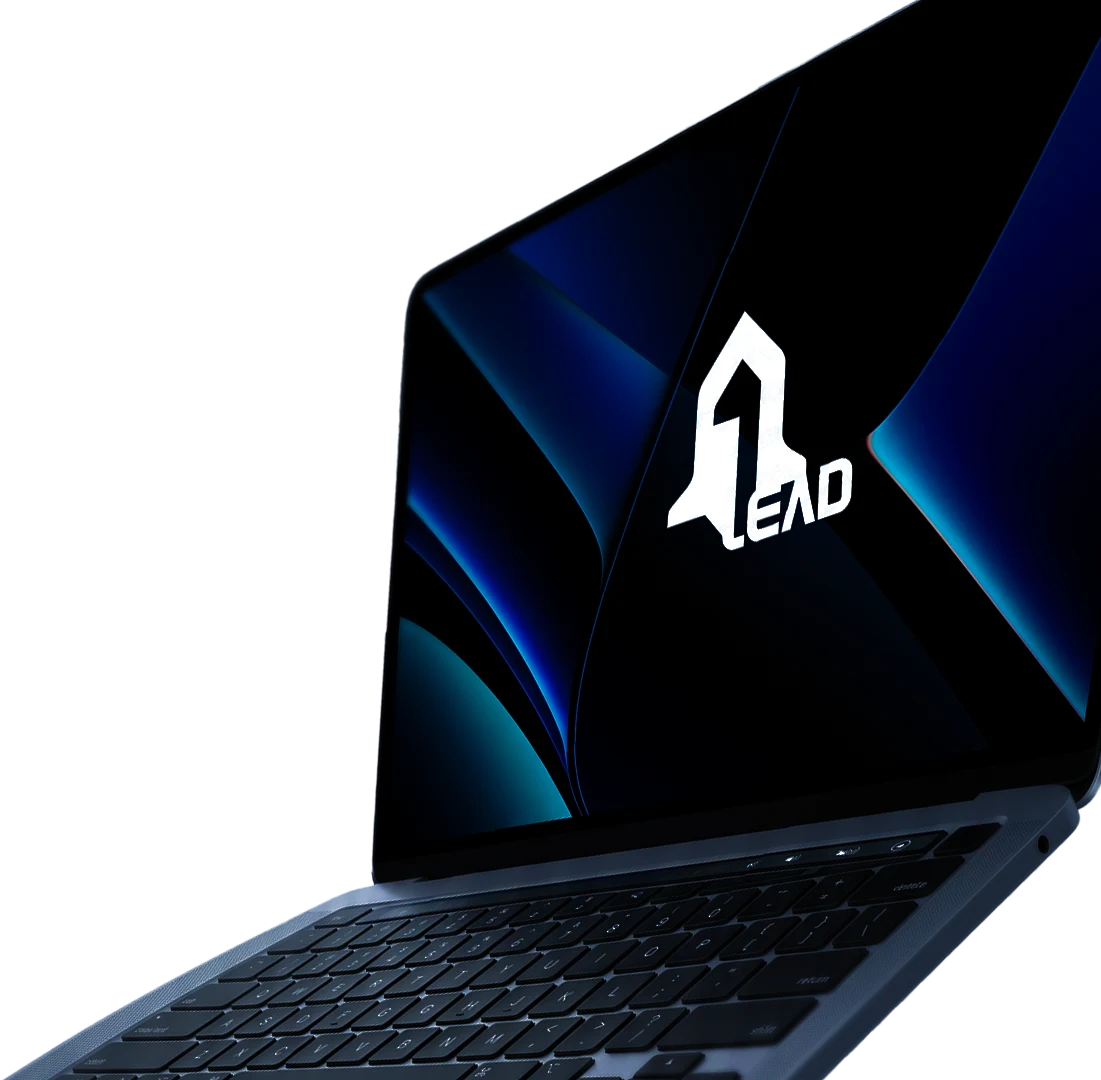 Mockup Onelead no notebook